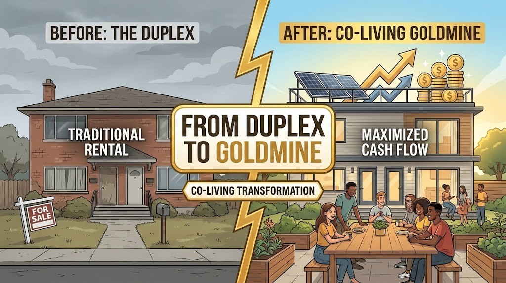 From Duplex to Goldmine: How We Transformed a Property into a Co-Living Cash Flow Machine