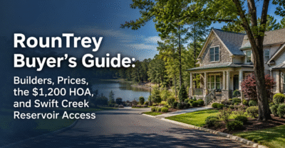 RounTrey new construction homes near Swift Creek Reservoir in Midlothian, Virginia