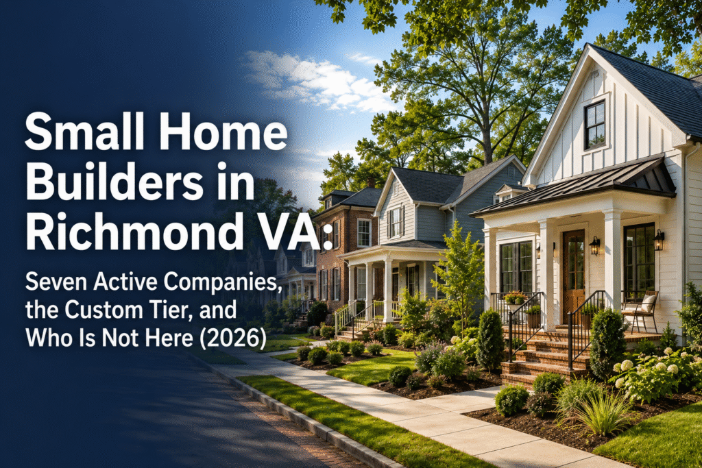 Small home builders in Richmond, Virginia